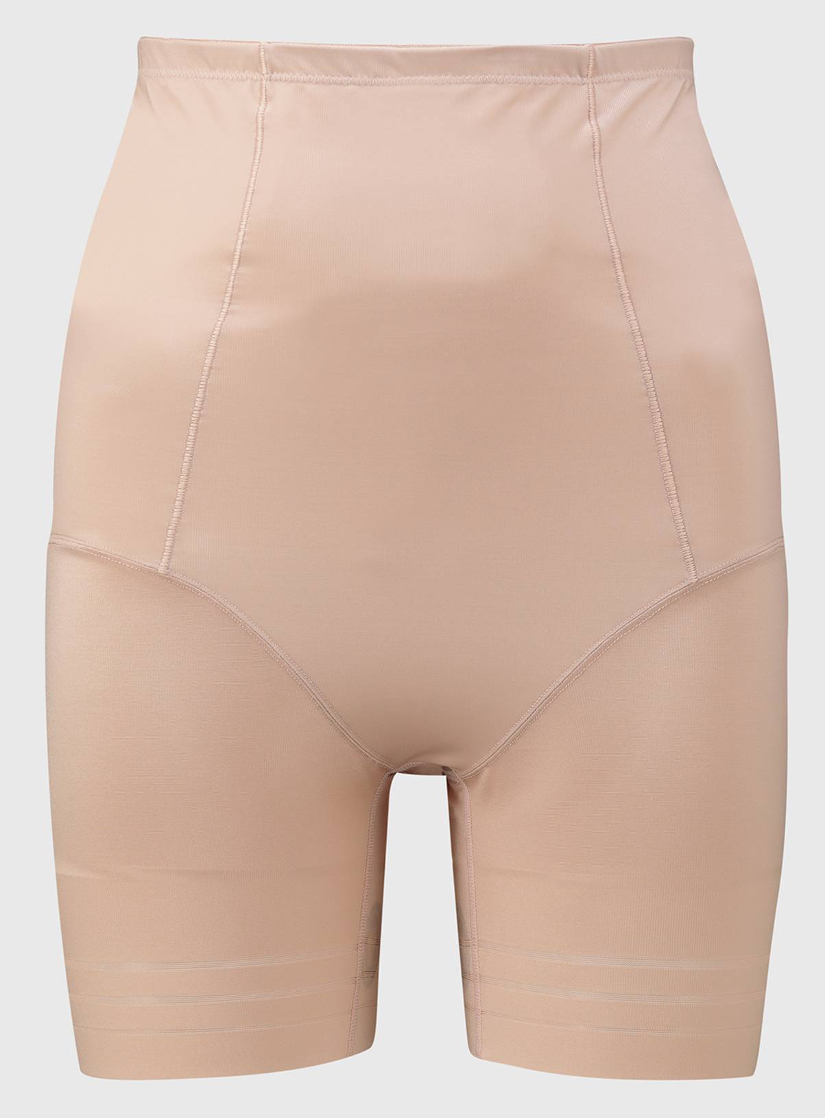 sku selvedge single layer firm control waist thigh cincher:Latte Nude:22 - Image 1